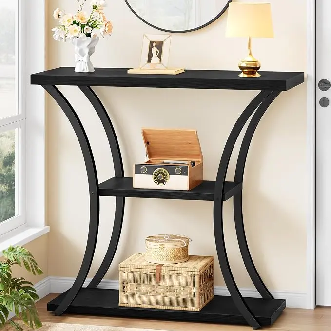 Hoctieon 3 Tier Console Table