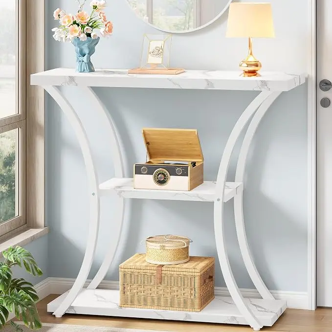 Hoctieon 3 Tier Console Table