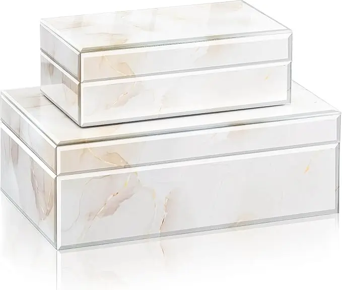 Homde Glass Decorative Storage Box
