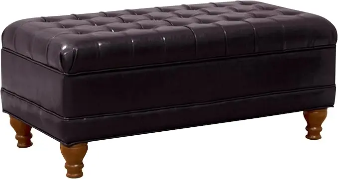 HomePop Deluxe Tufted Storage Bench