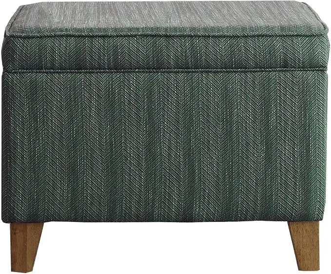Homepop Home Decor | Medium Square Storage Ottoman