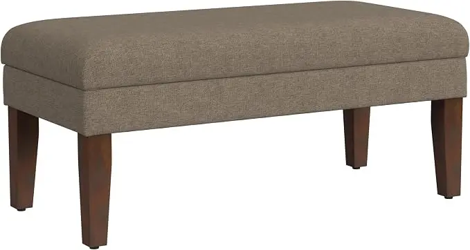 Homepop Home Decor | Upholstered Decorative Storage Ottoman Bench | Ottoman