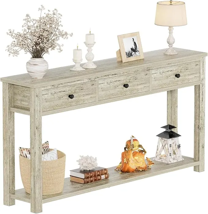 Homieasy Farmhouse Console Table