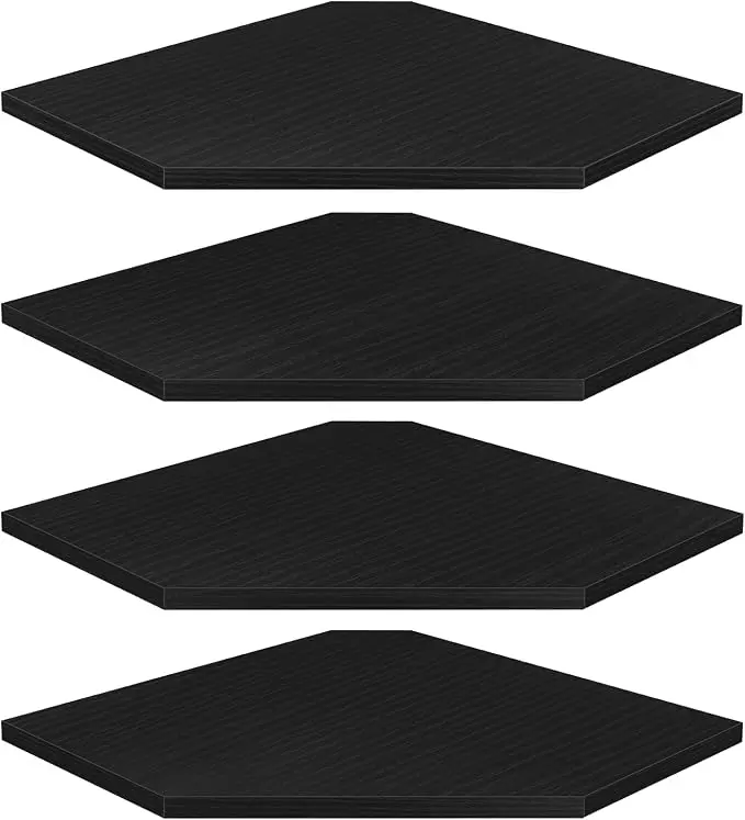 Homode Corner Floating Shelves, Corner Shelves Wall Mounted
