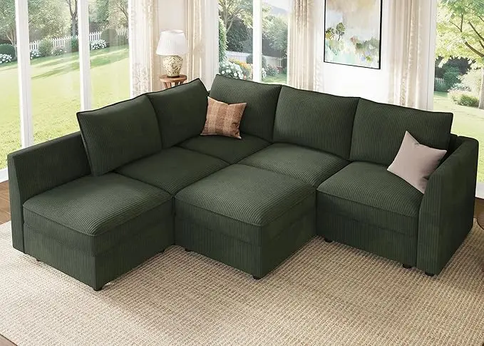 HONBAY Modular Sectional Sofa L Shaped Sectional Couch