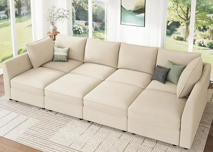 HONBAY Modular Sofa Sectional Sleeper Couch