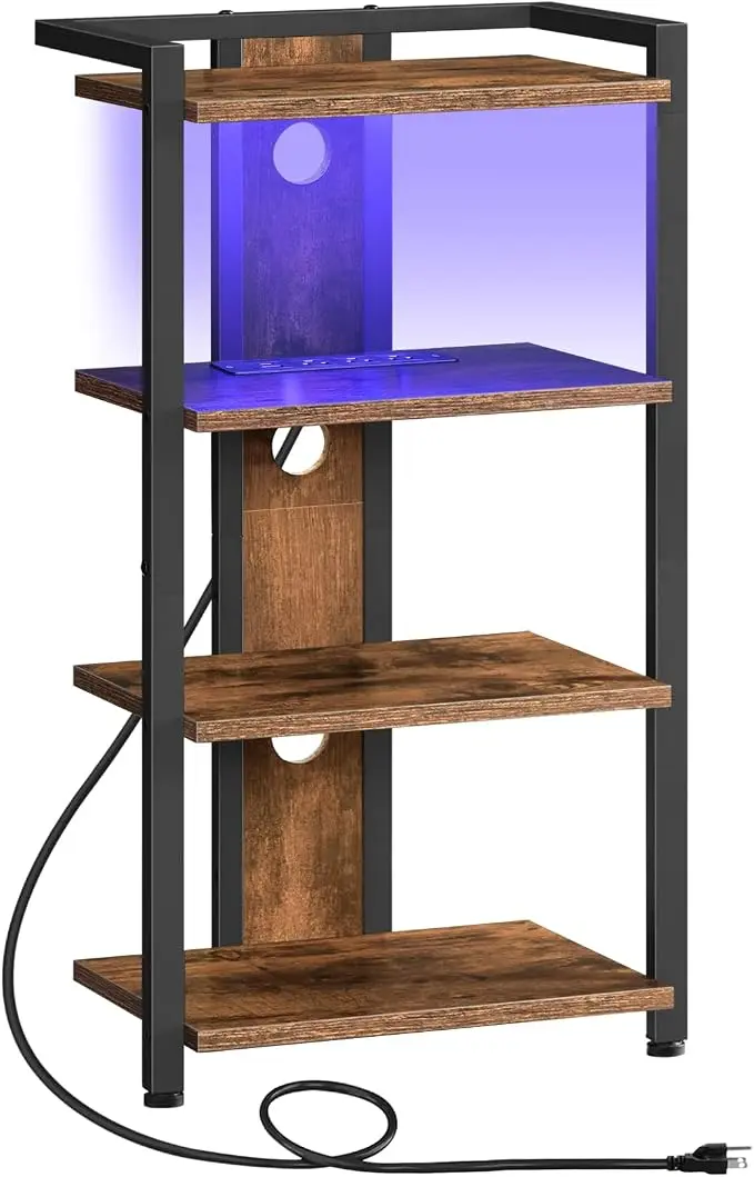 HOOBRO 4-Tier AV Media Stand, Media Console