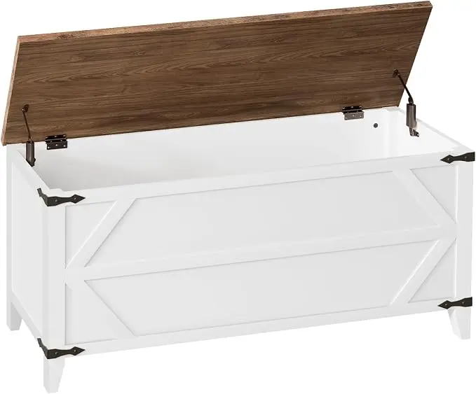 HOOBRO 47.2" Toy Box, Storage Bench