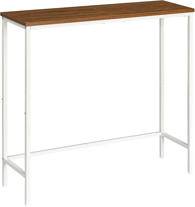 HOOBRO Narrow Console Table, 29.5" Small Entryway Table, Thin Sofa Table