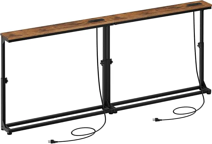 HOOBRO Narrow Console Table Set of 2