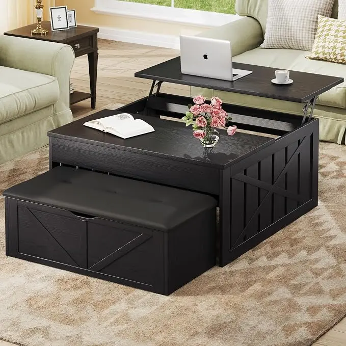 HUAHUU Coffee Table, 31.5 Lift Top Coffee Tables