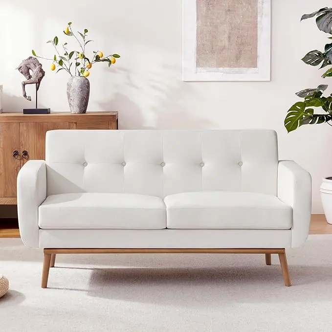 HUIMO Sofa Couch, Mid Century Modern Sofa