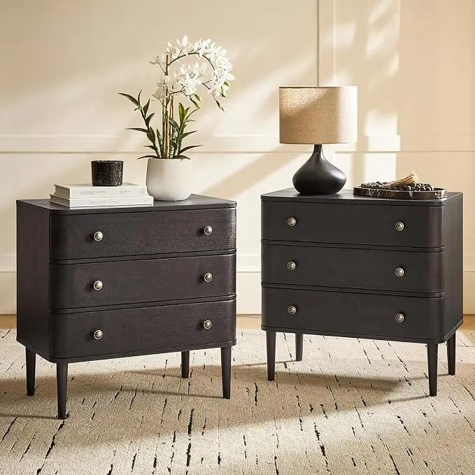 HULALA HOME Modern End Table Set of 2