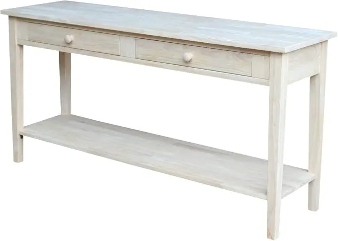 IC International Concepts Spencer Server Extended Length Console Table