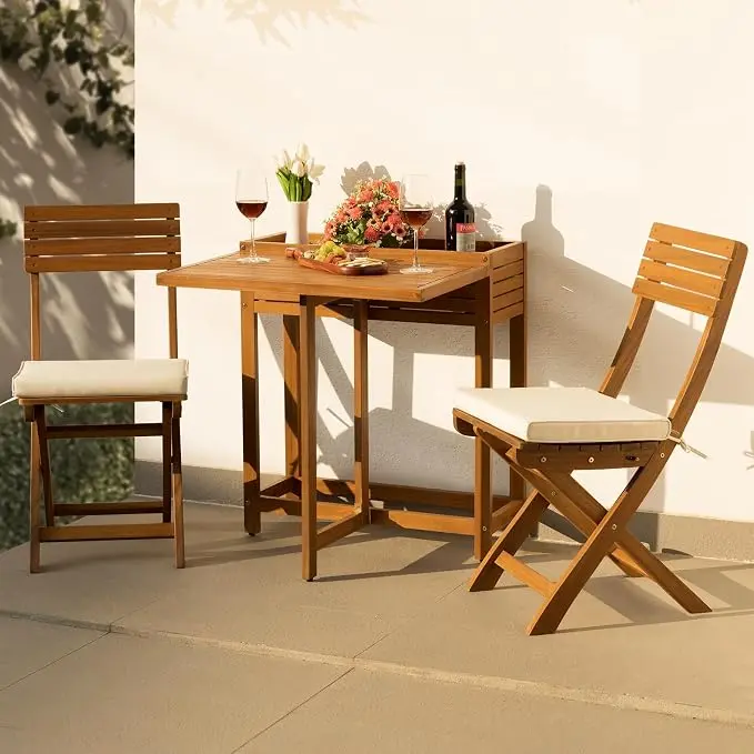 IDZO Natural 3-Piece Bistro Set