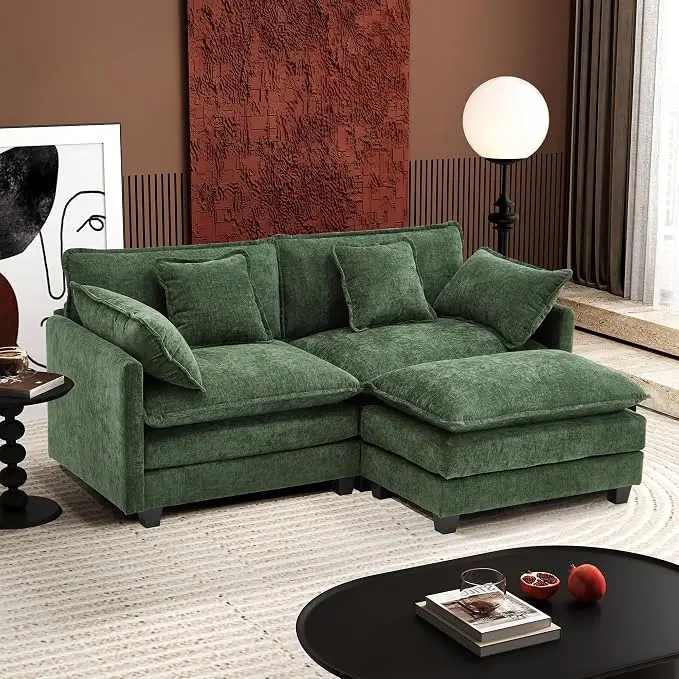 Ihanherry 77" L Shaped Modern Sofa Modular Sectional Cloud Couch
