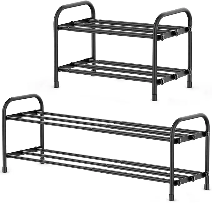 INSMART 2-Tier Expandable Shoe Rack