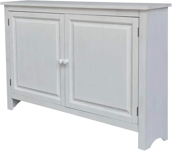 International Concepts 34" High Solid Wood Hall Storage Cabinet Cupboard