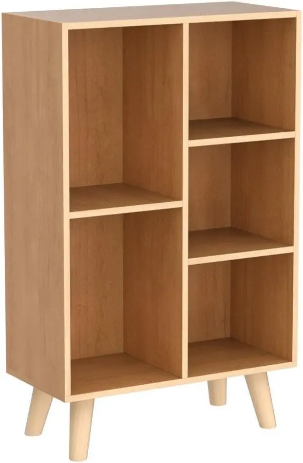 IOTXY Wooden Open Shelf Bookcase