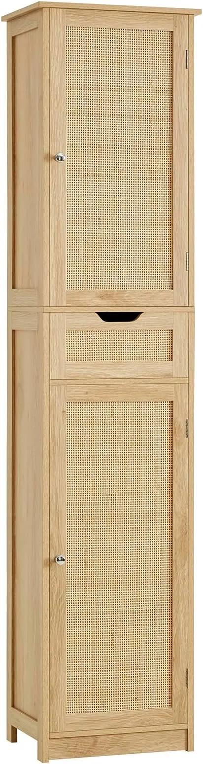 Iwell Tall Narrow Storage Cabinet