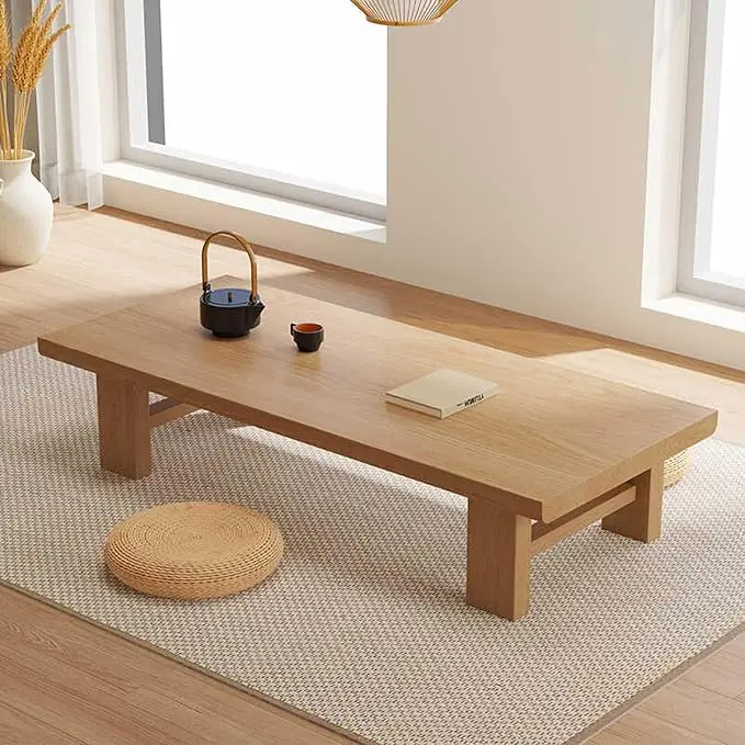 Japanese Modern Tatami Coffee Table, Solid Wood Tatami Tables,