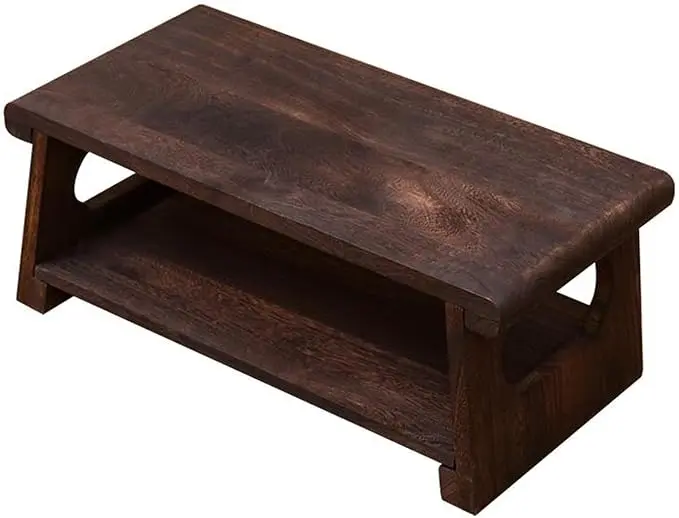 Japanese Tatami Coffee Table, Solid Wood Low Table