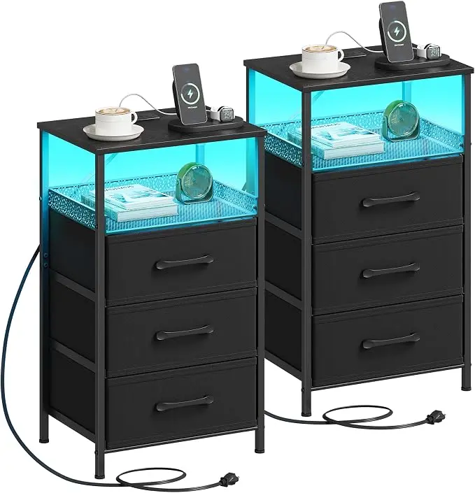 JARHETUN Night Stand Set 2
