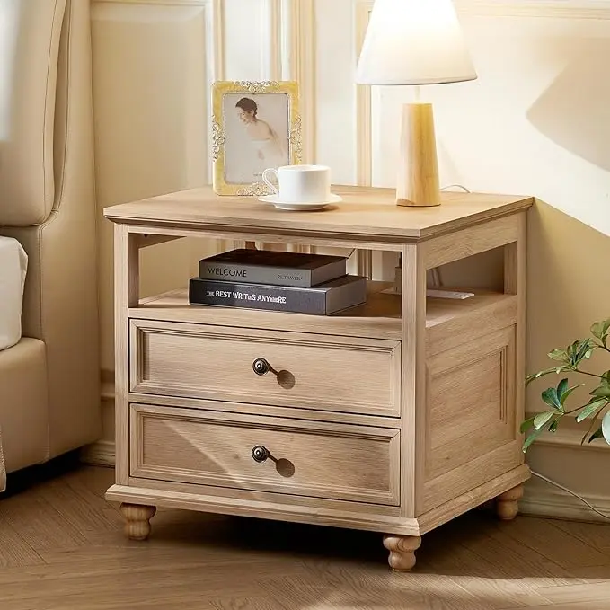 Joaxswe Farmhouse Nightstand