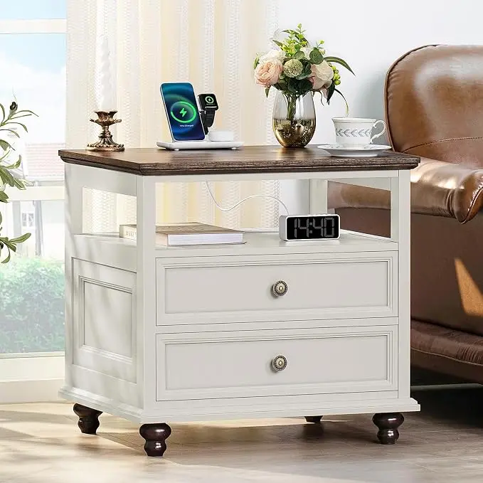 Joaxswe Farmhouse Nightstand