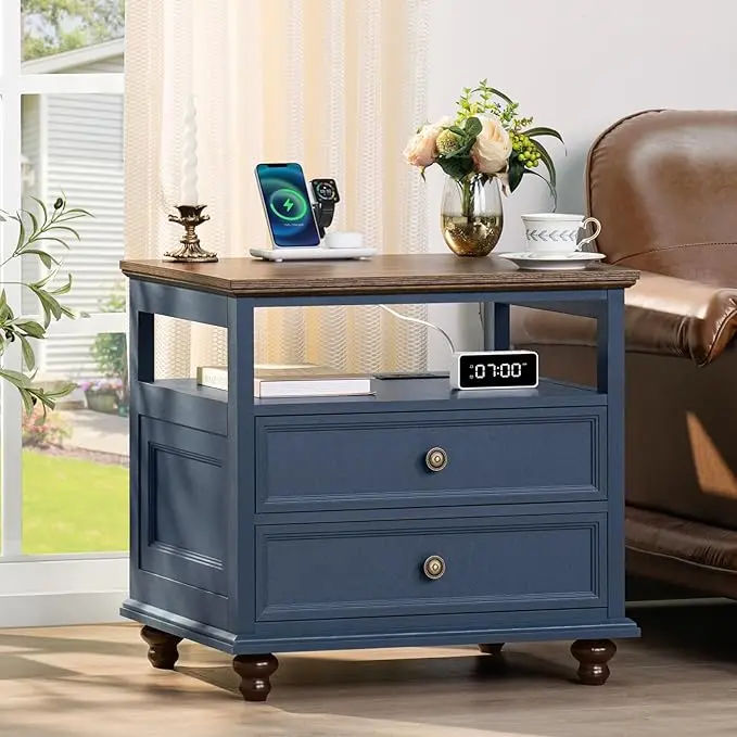 Joaxswe Farmhouse Nightstand
