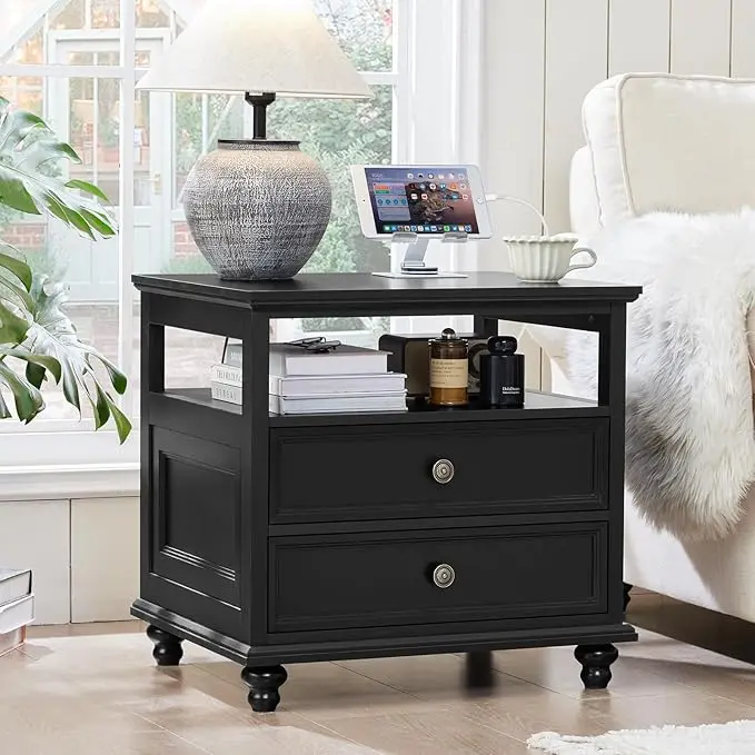 Joaxswe Farmhouse Nightstand