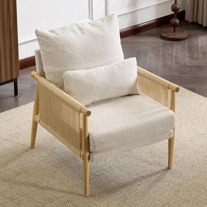 Karl home Cozy Chenille Accent Chair
