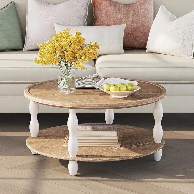 karlott Round Coffee Table, 30.3" Coffee Tables