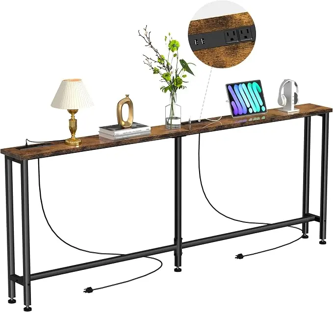 Keelian 90" Narrow Sofa Table