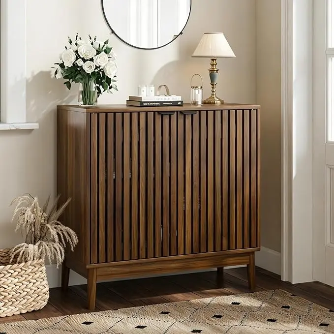 Kiasthome Wooden Sideboard Buffet Cabinet