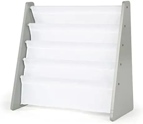 Kids Bookshelf, Montessori Front Facing Toddler Bookcase 4 Tier