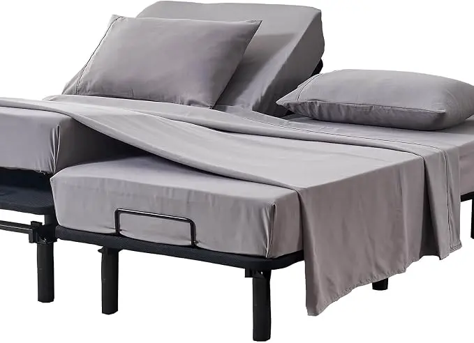 Kingnex Split California King Sheets Set
