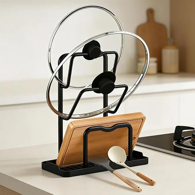 Kitchen Pot Lid Storage Rack