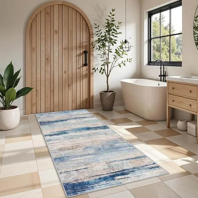 Kitchen Washable 3x6 Runner Rug
