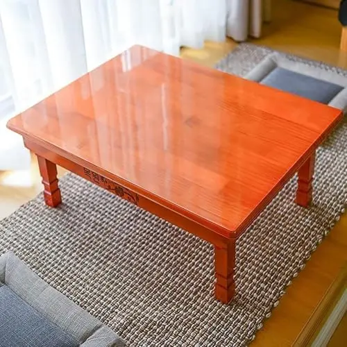 Korean Style Folding Solid Wood Low Table