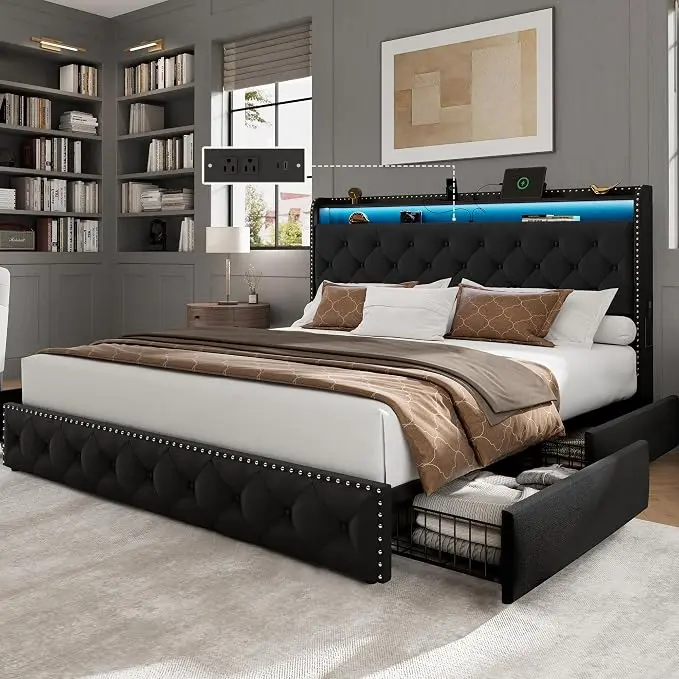 LARMACE King Size Bed Frame