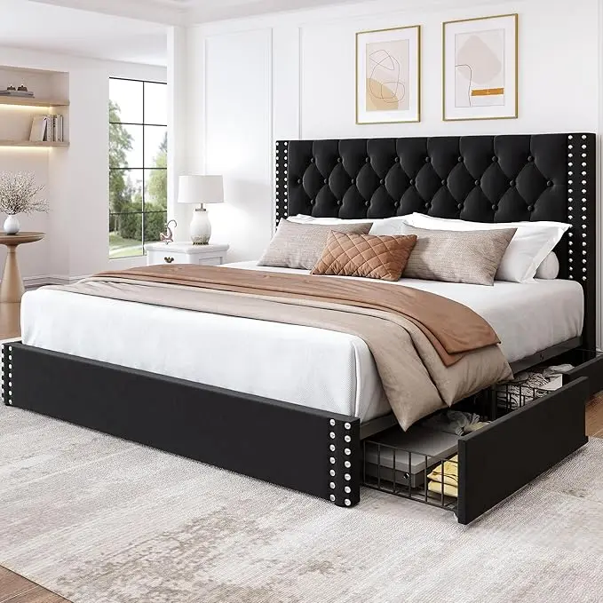 LARMACE King Size Bed Frame