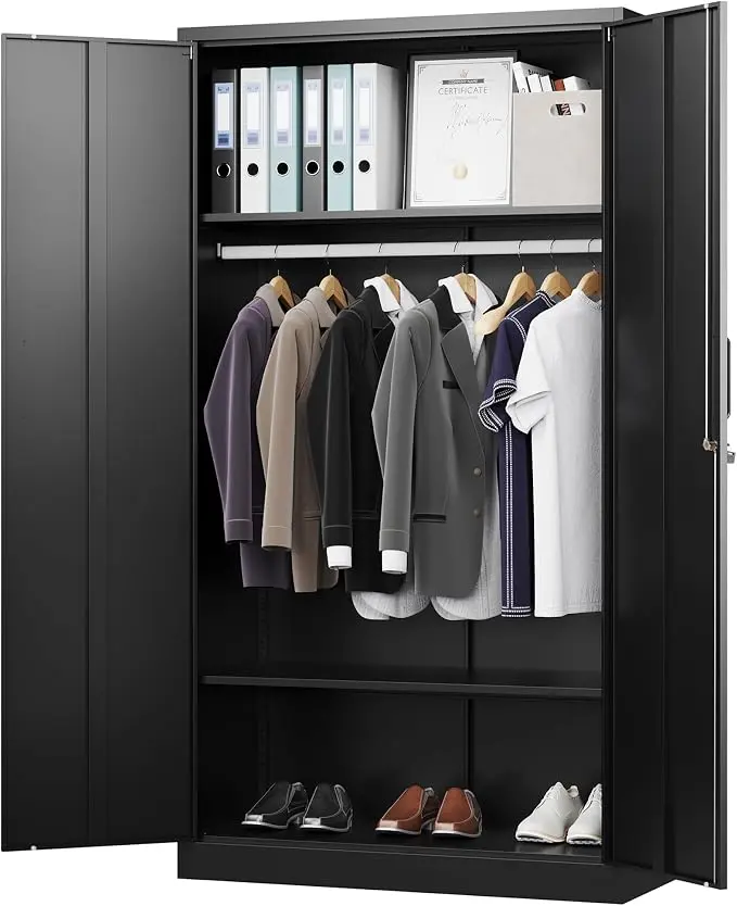 Letaya Metal Wardrobe Cabinets