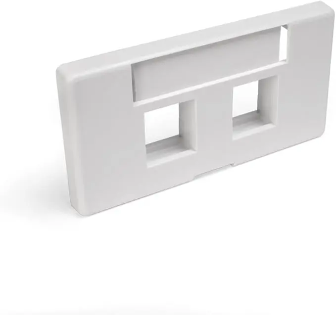 Leviton 2-Port QuickPort Modular Furniture Faceplate