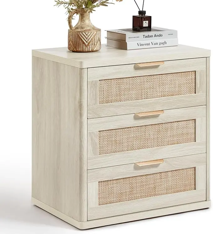 LEYAOYAO Rattan Night Stand
