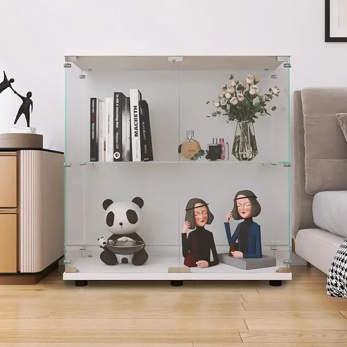 LFT HUIMEI2Y Glass Display Cabinet 2-Shelf