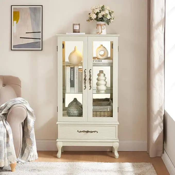 Lighted Curio Display Cabinet