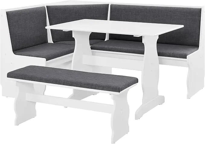 Linon Lucy Charcoal Nook