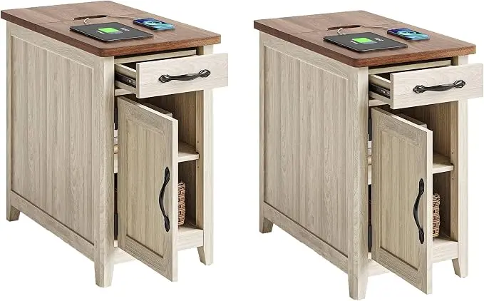 LINSY HOME End Table Set of 2