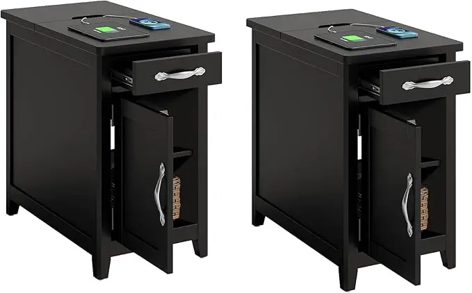LINSY HOME End Table Set of 2